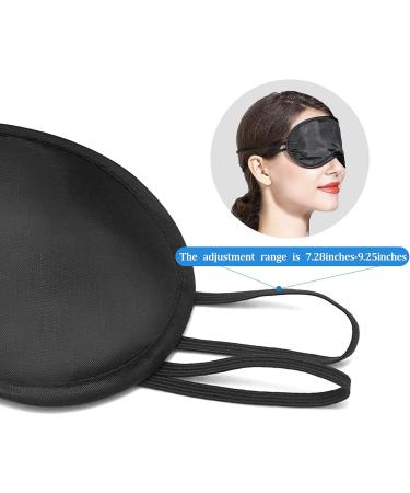 Maltose Sleep Eye Mask 50 Pcs with Earplugs | Black Polyester Blindfold for Men and Women | Adjustable Strap | Ideal for Travel, Party, Team Games - Buy Online on GoSupps.com