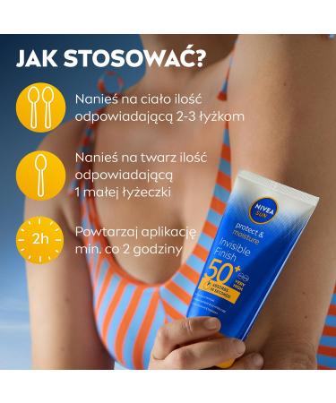  NIVEA SUN NIVEA SUN Invisible Finish Moisturizing Sun Lotion SPF50+ 150 ml - Buy Online on GoSupps.com