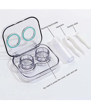 Bantre 4-Piece Transparent Contact Lens Containers - Portable Travel-Friendly & Ideal for Home Use - Buy Online on GoSupps.com