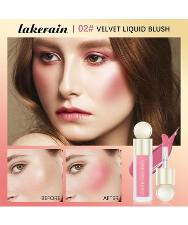 BEFIVECOK Liquid Blush - Natural Matte Velvet Finish - Peach Pink Shade - Buy Online on GoSupps.com