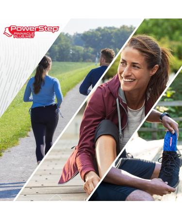 Powerstep Pinnacle Plus Insoles with Metatarsal Cushions - Premium Shoe Inserts for Men & Women Size 11-11.5 - Boost Comfort & Support - Buy Online on GoSupps.com