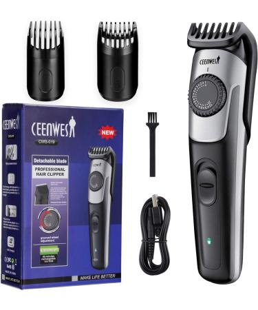 Ceenwes Beard Trimmer for Men - Hair Clipper with 2 Combs, Cleaning Brush, Power Adapter, Oil Bottle - Precision Dial, USB Charging - Length Settings - Buy Online on GoSupps.com