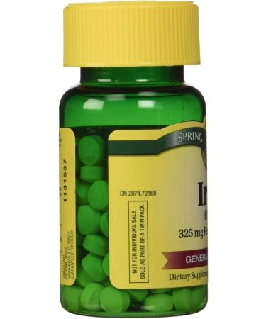 Spring Valley Iron 65mg 200 Tablets - Twin Pack, Equivalent to 325mg Ferrous Sulfate - Buy Online on GoSupps.com