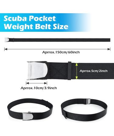 Pluzluce Long Scuba Diving Weight Belt | Adjustable Snorkeling Strap with Quick-Release Buckle | Ideal for Free Diving and Spear Fishing - Buy Online on GoSupps.com