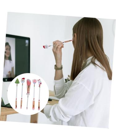 Beaupretty 15 Pcs Christmas Makeup Brush Set - Holiday Cosmetic Tools | Face Powder Brushes in Assorted Colors - Buy Online on GoSupps.com