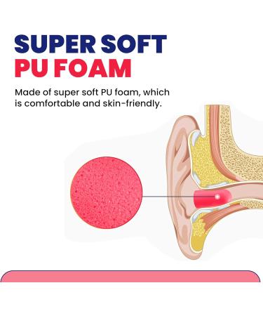 50 Pair Extra Small Foam Earplugs for Kids & Adults - Disposable Noise Cancelling Ear Plugs for Sleep & Hearing Protection - Buy Online on GoSupps.com