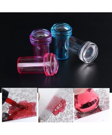 SANWOOD Nail Art Stamp - Portable Reusable Seal Tool for Manicure | Perfect for Fingernails - Red - Buy Online on GoSupps.com