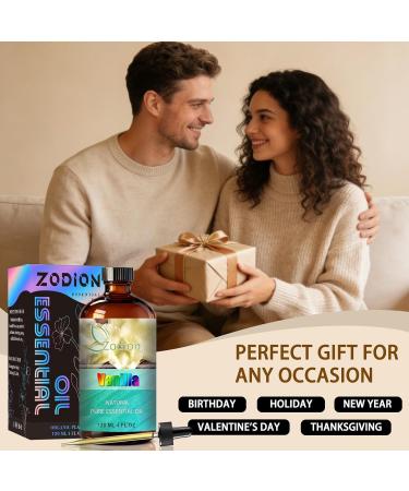 Lilac Essential Oil 4 Fl Oz and Vanilla Essential Oil 4 Fl Oz - Lilac & Vanilla Oil for Diffuser Aromatherapy Home Fragrance Skin & Hair Care DIY Candle & Soap Making Yoga - Buy Online on GoSupps.com