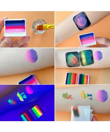 Face Paint | Body Paint for Adults | Washable Stain-Resistant Makeup with Markers and Brushes 12 Grids for Adults Parties Halloween Festivals Theater - Buy Online on GoSupps.com