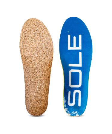 SOLE Performance Thick Cork Shoe Insoles - Men's Size 10/Women's Size 12 Mens Size 10 / Womens Size 12 Standard