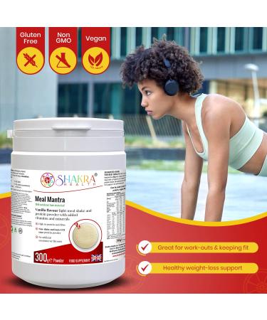 Meal Mantra Vanilla Vegan Isolate Protein Workout Powder Drink for Gym & Training. Build Muscle & Get Toned | Spiritually Aligned Supplements. Shakra Health - Buy Online on GoSupps.com