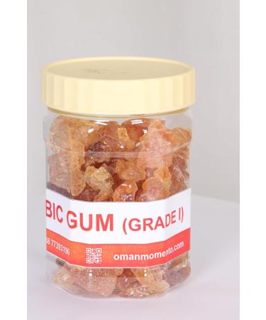 Pure Gum Arabic Dietary Fiber Natural Purity Grade 1 Supports Digestive Wellness 200g (Orange) Grade 1- Orange - Buy Online on GoSupps.com