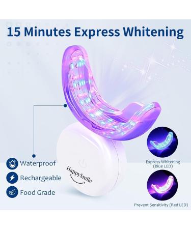 HappySmile LED & Pen Teeth Whitening Kit - Professional Oral Care for White Teeth - Includes Teeth Whitening Pen & LED for a Brighten Your Smile - Premium Teeth Whitening kit - Buy Online on GoSupps.com