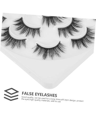 minkissy 7 Pairs Fake Eyelashes Curly Eyelashes False Lashes Cat Eyes Look Lashes Fluffy Thick Eyelashes Reusable False Eyelashes Dense Eyelashes Art Eyelashes Slim Imitation Set 6d - Buy Online on GoSupps.com