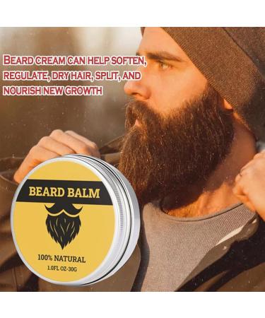 Bartwachstumset f r M nner | 30ml Balm & l f r Bartpflege | Nat rliche Organische Feuchtigkeit & Haarwachstum - Buy Online on GoSupps.com
