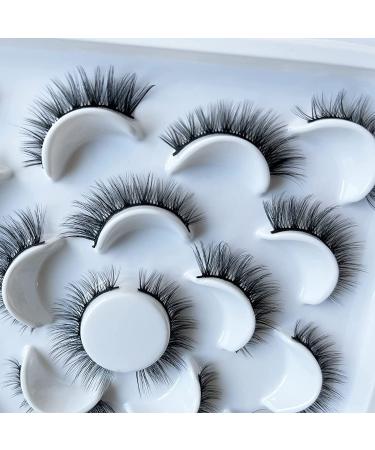 DAODER Cat Eye Mink Lashes - 10 Pairs Short Natural Wispy Extensions - Buy Online on GoSupps.com