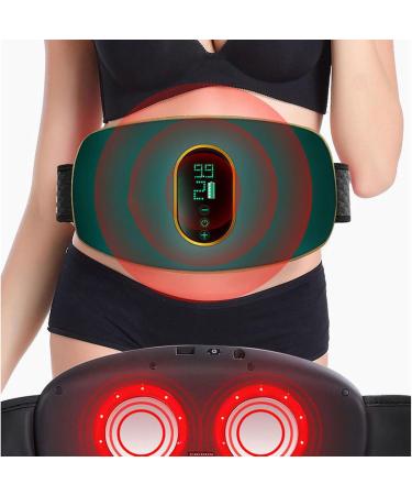 Electric Abdominal Massage Pillow - Intelligent High-Frequency Vibration & Heating for Waist Stomach Back | Buy Now in Green - Buy Online on GoSupps.com