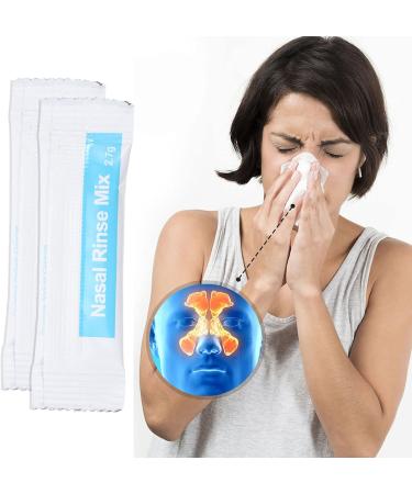 Healifty 40 Pack Saline Nasal Wash Salt Packets - Nasal Rinse Mix Packs - Buy Online on GoSupps.com