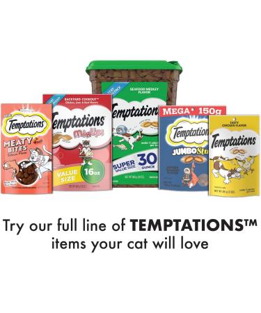 TEMPTATIONS Classic Crunchy and Soft Cat Treats 3 oz. - Creepy Catnip Flavor (12 Packs and Singles) - Buy Online on GoSupps.com