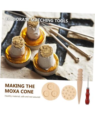 Frcolor Wood Bathing Sponges Set | Moxibustion Moxa Needle & Mugwort Disc | Eco-Friendly Shower Tools for Women - International Shipping - Buy Online on GoSupps.com