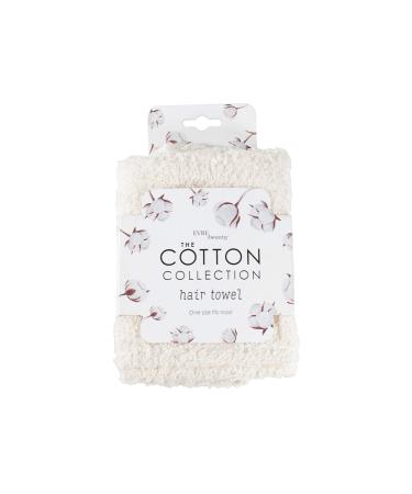 Cotton Collection Hair Towels Reduce Drying Time Luxurious Cotton Great for All Hair Types and Lengths Home Spa Experience Pack of 2