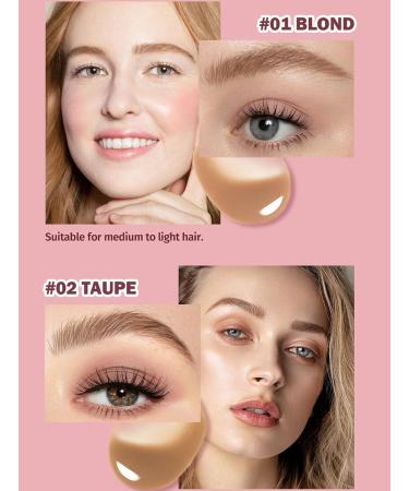 Liquid Eyebrow Brush Beginner Brow-Fection Angled Brush & Dip Waterproof Long Lasting Smudge Proof Brow Pencil with Square Brush and Dip for Eyebrows Quick Drying Outlining Filling (#05Espresso) - Buy Online on GoSupps.com