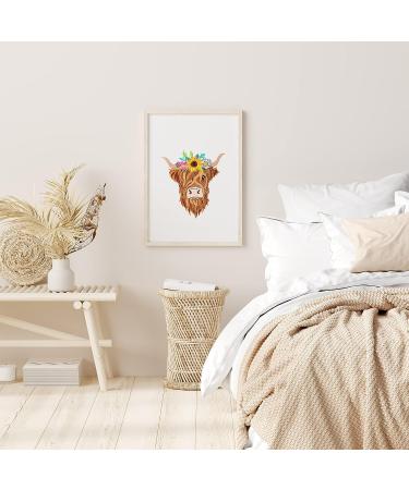 Highland Cow Embroidery Kit for Adults | Louise Maelys Cross Stitch DIY Kit-11 - Buy Online on GoSupps.com