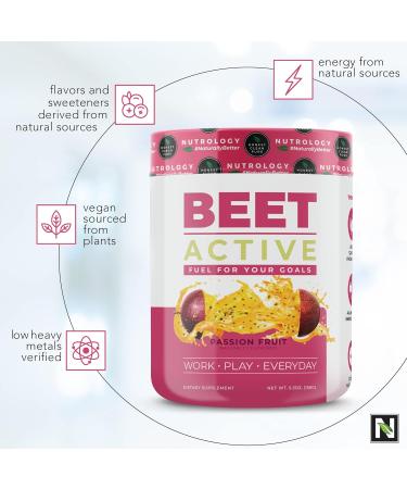 Nutrology Beet Active Natural Pre-Workout Powder Passion Fruit Flavor (30 Servings) Zen Natural Magnesium Supplement (30 Servings) - Buy Online on GoSupps.com