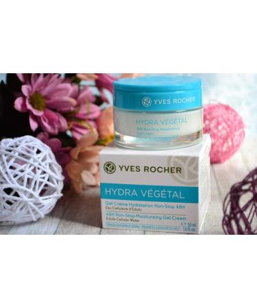 Yves Rocher Hydra Vegetal 48H Non-Stop Moisturizing Gel Cream | Hydrating Skincare | 1.6 fl. oz | International Shipping Available - Buy Online on GoSupps.com