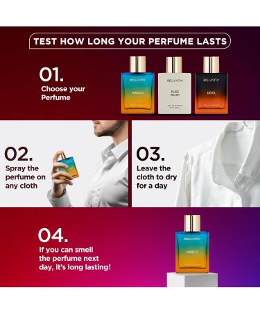 BELLA VITAS Narco Eau De Parfum Perfume with Bergamot Jasmine and White Musk| Premium EDP Long Lasting Woody Floral Fragrance for Men & Women 100 ML - Buy Online on GoSupps.com