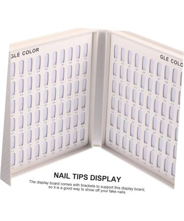  FRCOLOR FRCOLOR nail art pattern display board nail kit for girls 8-12 year old girls color teeth fake nails enamel nail polish donut nail display work paper - Buy Online on GoSupps.com