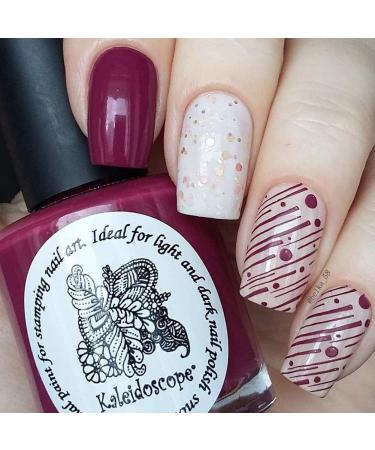 BEAUTYBIGBANG 4Pcs Geometric Nail Stamping Plate Set - Plaids, Stripes, and Shapes Nail Art Design Kit - Buy Online on GoSupps.com