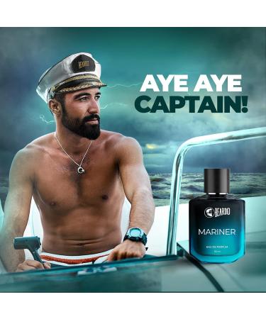 Beardos Mariner EDP for Men 50ml | Eau De Parfum | Long Lasting Perfume for Men | Day Time EDP Fragrance For Men | Fresh Aqua Notes | Gift for Men - Buy Online on GoSupps.com