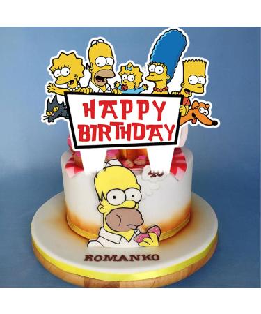 37Pack Cake Decorations Cartoon Party Supplies with 36pcs Cupcake Toppers 1pcs Big Cake Topper for Cartoon Family Birthday Party Supplies - Buy Online on GoSupps.com