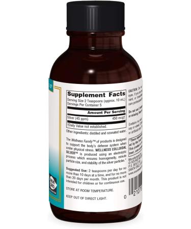 Buy Source Naturals Wellness Colloidal Silver 45 ppm | Supports Physical Well-Being | 2 oz - International Shipping Available - Buy Online on GoSupps.com