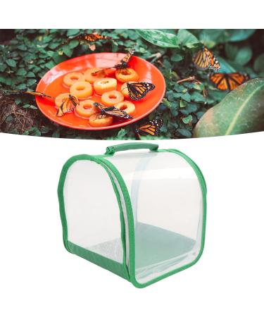 CHICIRIS Butterfly Habitat Pop Up Monarch Butterfly Enclosure Clear Insect Cage Terrarium with Handle 7.9 x 7.9 x 8.9in - Buy Online on GoSupps.com