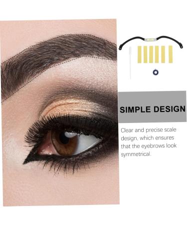 Eyebrow Level Measure Tool 4 pcs Tool Shaped Metal Microblading Auxiliary Tools Premium Ruler for Bow Sticker Supplies Mapping Measuring Tool 1 count (Pack of 1) Blackx4pcs - Buy Online on GoSupps.com