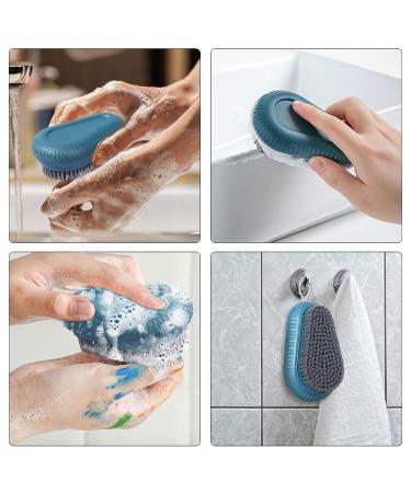 2PCS Heavy Duty Fingernail Brush for Men - Durable Stiff Bristles Hand Scrub Brush for Cleaning Fingernails - Nail Brush with Handle Grip for Gardener and Mechanics - Buy Online on GoSupps.com