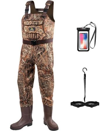 DRYCODE Waders for Men with Boots, Waterproof Neoprene Chest Waders for Women, Duck Hunting & Fishing Insulated Waders - Buy Online on GoSupps.com