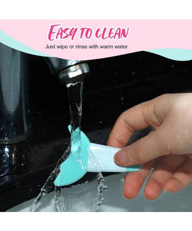 4 Pcs Double Head Mascara Eyelash Applicator & Eyeshadow Guard Tool Set - Reusable Silicone Guide for Precise Application (Cute Color) - Buy Online on GoSupps.com