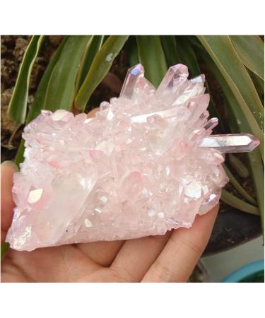 Natural Crystal Stone Cluster Beautiful Aura Angel Quartz Crystal Cluster yuebang JIZTGEDM - Buy Online on GoSupps.com