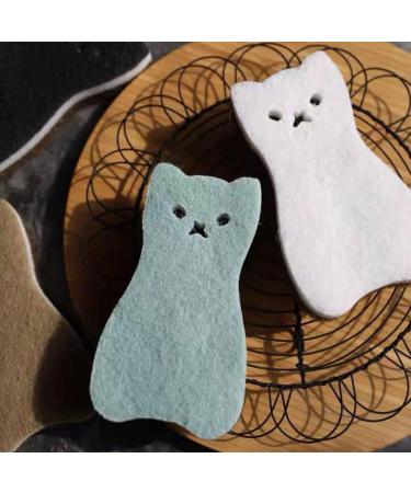 4 Pcs Cleaning Sponge Lovely Inclined Sponge House Cleaning Wipes Dishwashing Pad Soft - Buy Online on GoSupps.com