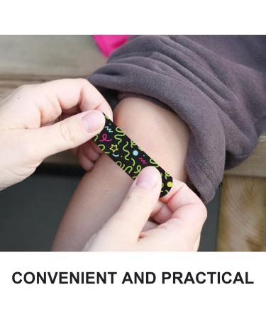 NOLITOY Glow-in-the-Dark Adhesive Wound Plaster - Breathable Self-Adhesive Bandages for Injuries | Decorative Patches for Kids & Adults - Buy Online on GoSupps.com