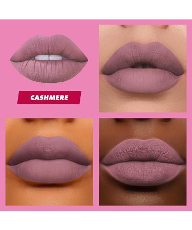 Lime Crime Velvetines Cashmere Liquid Matte Lipstick - Long-Lasting Velvety Matte, French Vanilla Scent - Vegan - Grey Beige - Buy Online on GoSupps.com