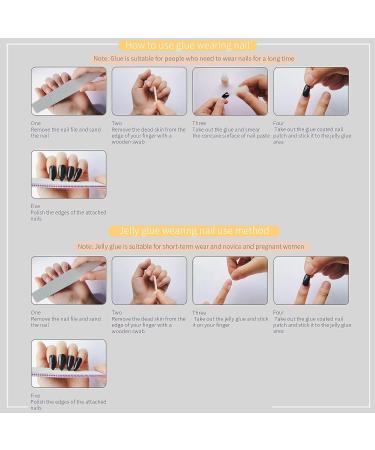 24Pcs Short Press on Almond Round Fake Nails with Little Flowers Design - Glossy Acrylic False Nails for Women and Girls | Spring Styles-4 - Buy Online on GoSupps.com