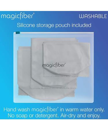 MagicFiber Microfiber Camera Lens Pouches (3 Pack) - Soft Bags with Cleaning Cloth for Camera Lens Storage - Buy Online on GoSupps.com