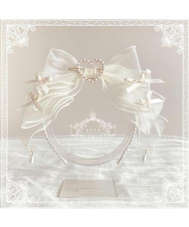 amangul Headbands for Women Girls Wide Plain Turban Headband Fashion Lace s Hair Bands Pearl Bead Hair Hoop(Blue) - Buy Online on GoSupps.com