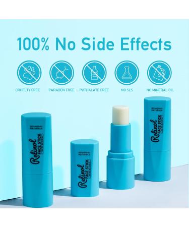 Retinol Stick for Face & Eye - Anti-Wrinkle Hydrating Cream & Multi-Balm for Fine Lines | Anti-Aging Daily Moisturizer - Buy Online on GoSupps.com