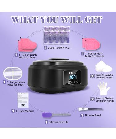 Machine cire de paraffine pour les mains et les pieds 3500 ml Kit hydratant avec chauffe-cire la paraffine automatique et garde au chaud id al pour les bains de paraffine la maison - Buy Online on GoSupps.com