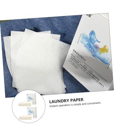 2 Boxes Color Catcher Laundry Tablets - Anti-Dye Cloth Softener for White Clothing | Absorbing Film Fabric Care - Buy Online on GoSupps.com